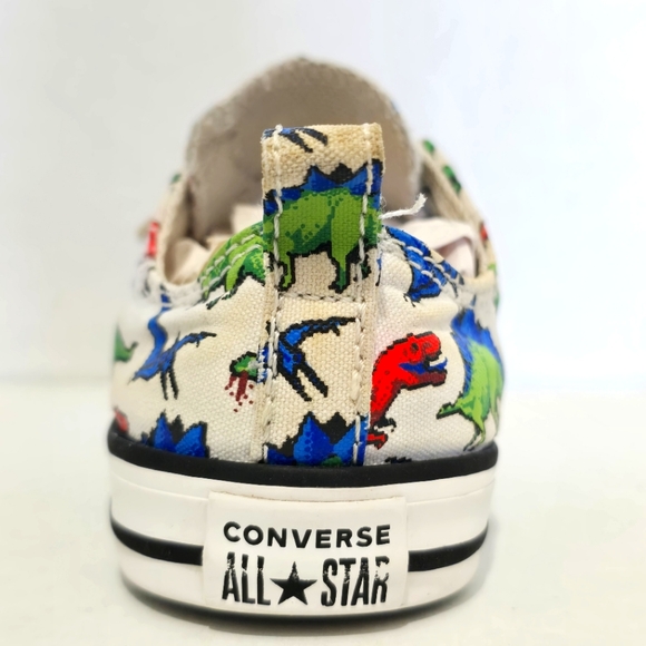 Chuck Taylor All Star Easy-On 8-Bit Dino Toddler Size 6 Gently-Used - Picture 12 of 12